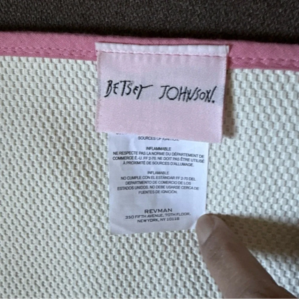 Betsey Johnson Merry & Bright Bath Rug Pink Christmas Holiday Decor New 20 X 30